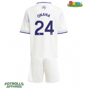 Aston Villa Amadou Onana #24 Tredjeställ Barn 2025-26 Kortärmad (+ Korta byxor)
